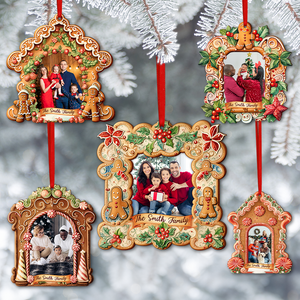 Custom Photo Gifts For Family Christmas Ornament 03hupu310824-Homacus