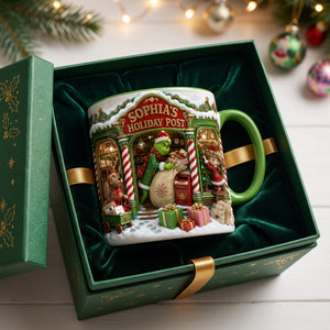 Holiday Post Coffee Mug - Personalized Gifts For Christmas 04halu010826-Homacus