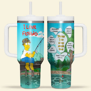 Personalized Gifts For Fishing Lovers Tumbler Handle 04TGMH220125HG-Homacus