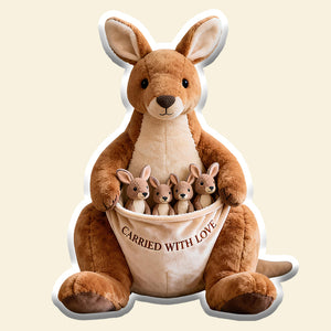 Carried With Love Pillow - Personalized Gifts For Mom 04KIDT020226-Homacus