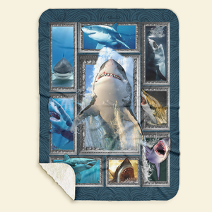 Gifts For Shark Lovers Blanket 245acxx260824-Homacus