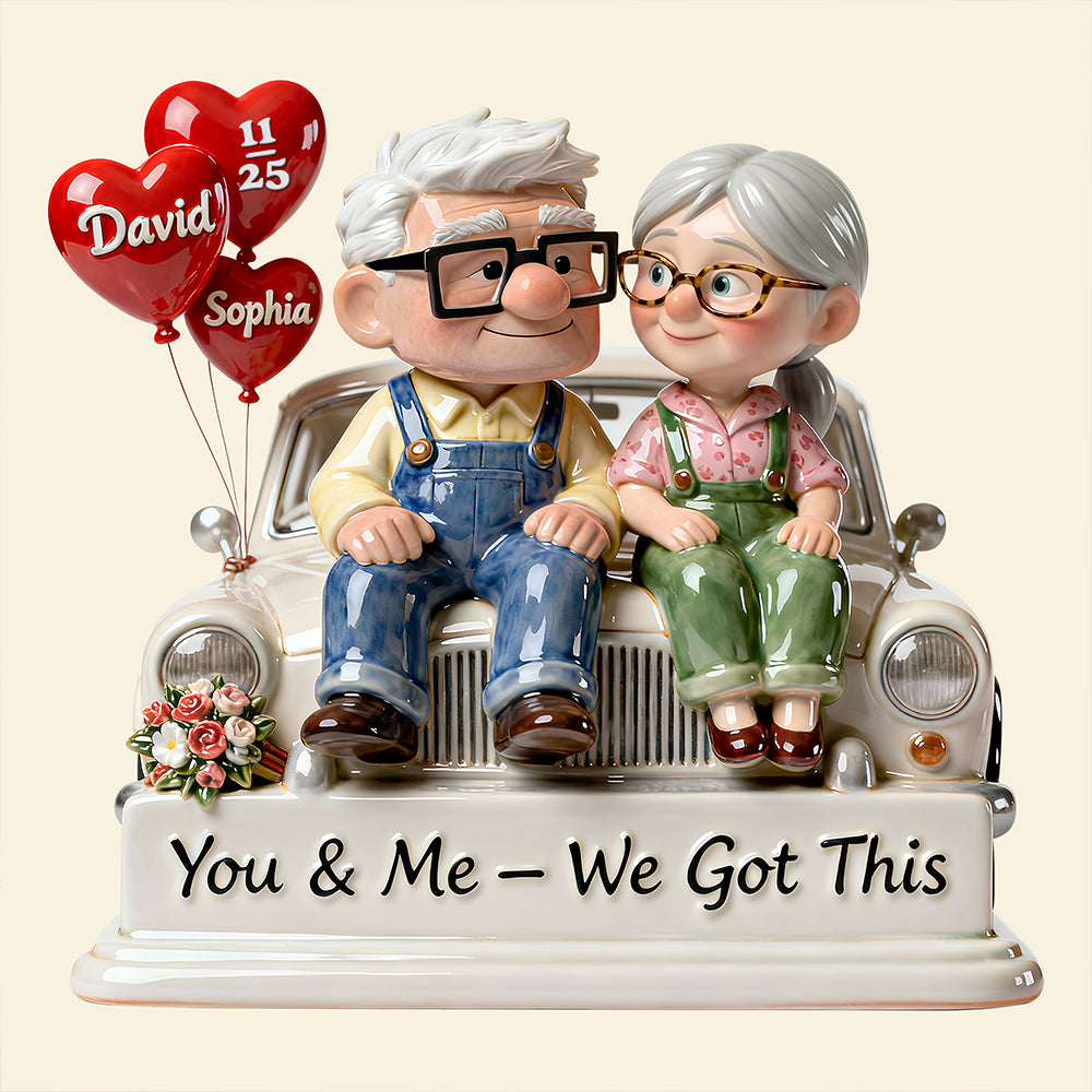 Old Couple Acrylic Plaque - Personalized Gifts For Couple 01TODT190126-Homacus