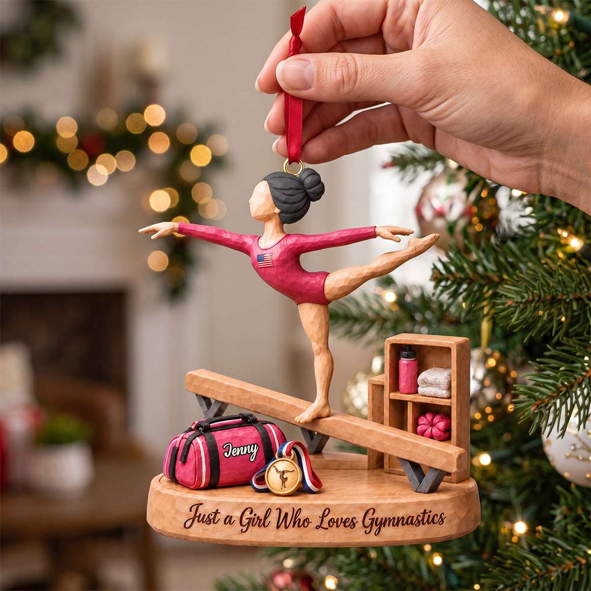 Beauty In Every Leap Christmas Ornament - Personalized Gifts For Gymnastics Lovers 05TTTN121026-Homacus