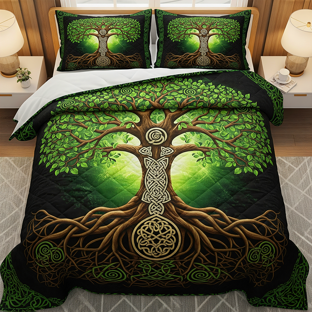 Tree Of Life Quilt Bedding Set Special Line 02HUPU150725-Homacus