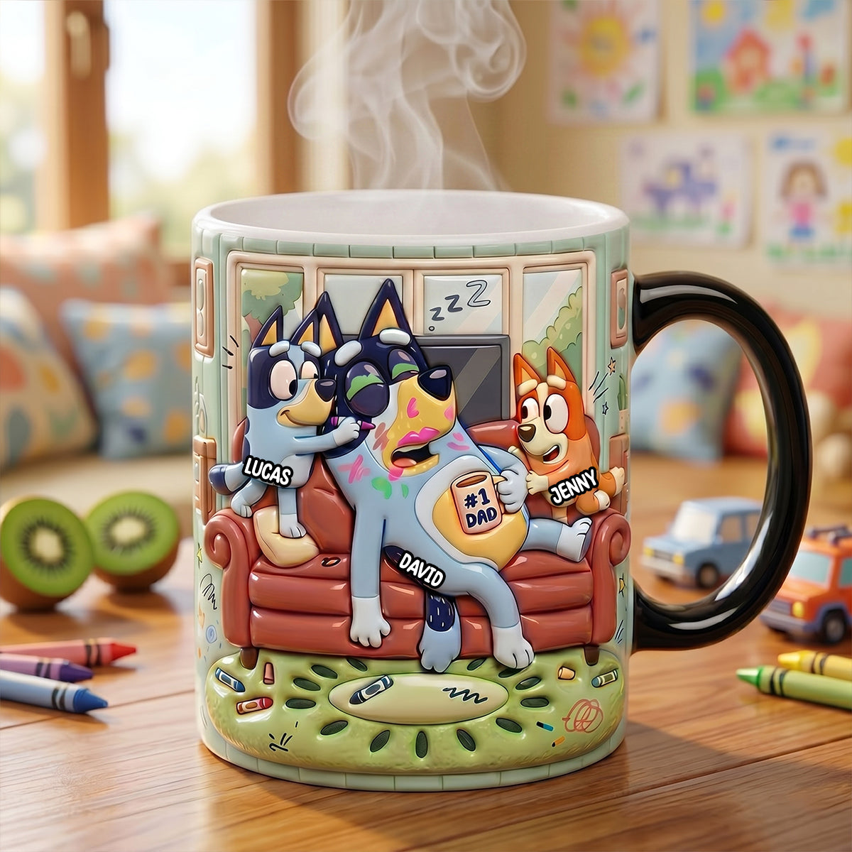 Sleepy Dad Magic Coffee Mug - Personalized Gifts For Father 04QHTN190526-Homacus