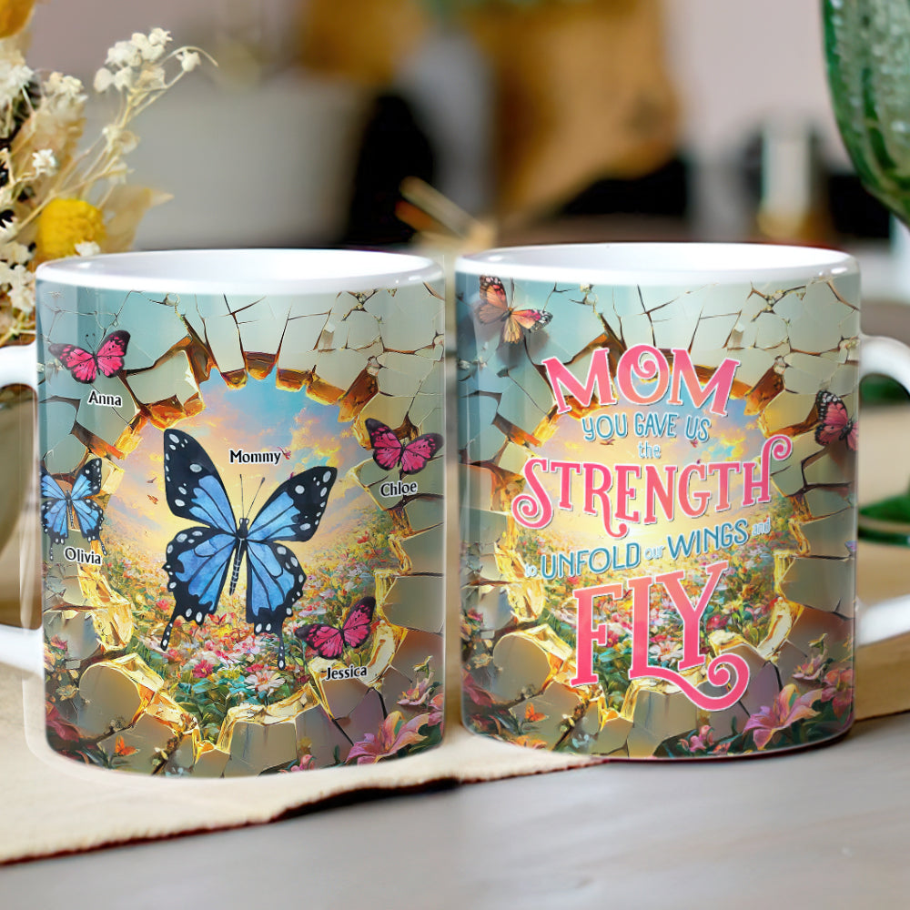 Personalized Gifts For Mom Coffee Mug, Butterfly 03TGDT310325-Homacus