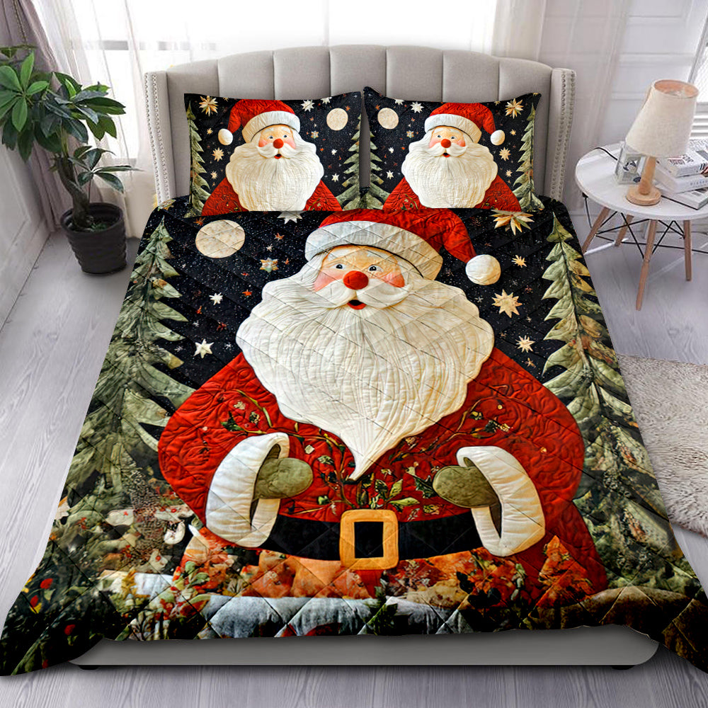 Christmas Santa Quilt Bed Set 06ACQN291024-Homacus