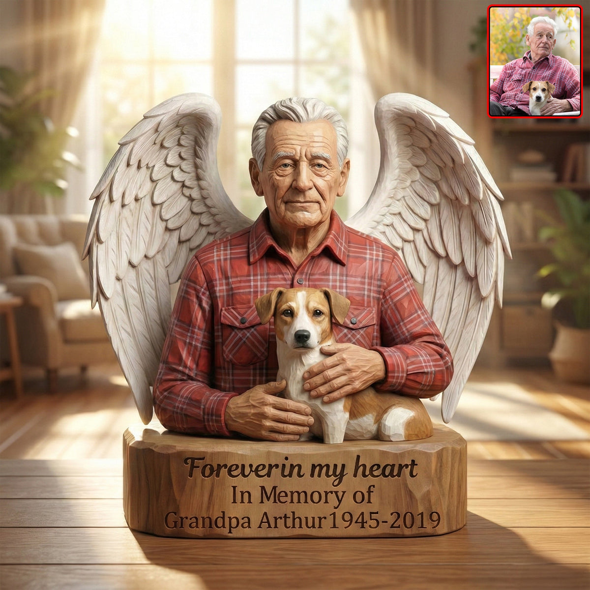 In Loving Memory Acrylic Plaque – Custom Photo Gifts For Loved Ones 03huqn220126