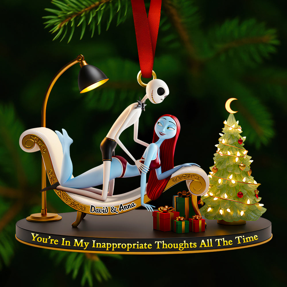 Funny Couple Christmas Ornament Personalized Gifts For Couple 01OHDT241025-Homacus