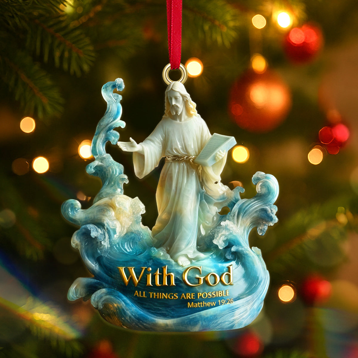 Personalized Gifts For Christmas, The God Acrylic Ornament 01tgmg180925-Homacus