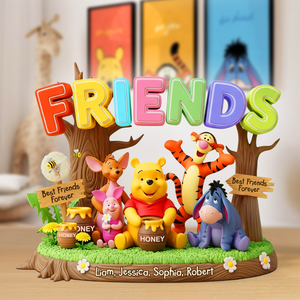 Best Friends Forever Acrylic Plaque Personalized Gifts 01topu260625-Homacus