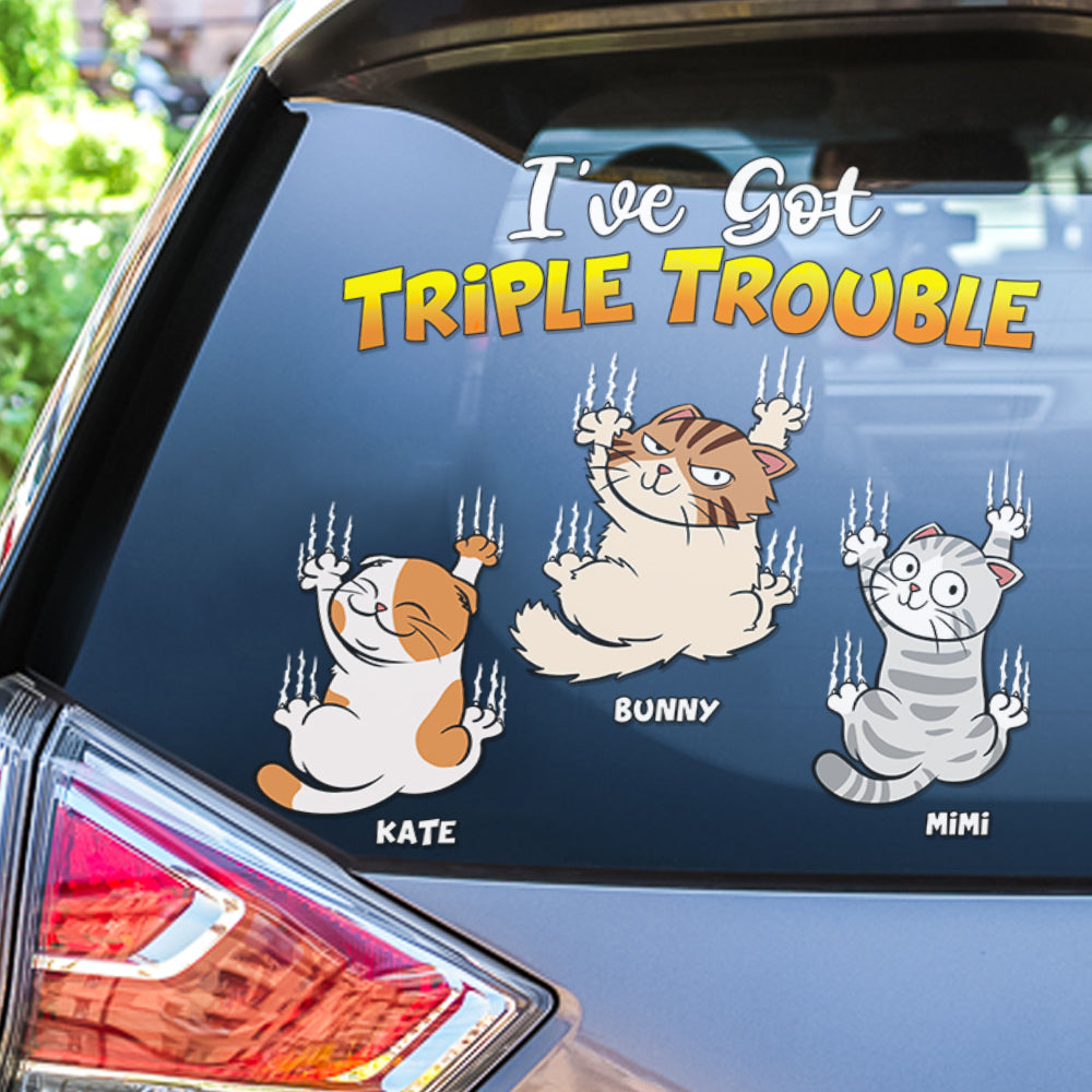 Personalized Gifts For Cat Lover Decal 03OHPU170624-Homacus