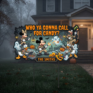 Sweet Treat Squad Yard Sign - Personalized Halloween Gift For Family 03HAQN100826-Homacus