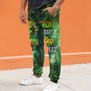 Gifts For Weed Lovers Sweatpants 04totn101224 Smoke Eat Sleep Repeat-Homacus