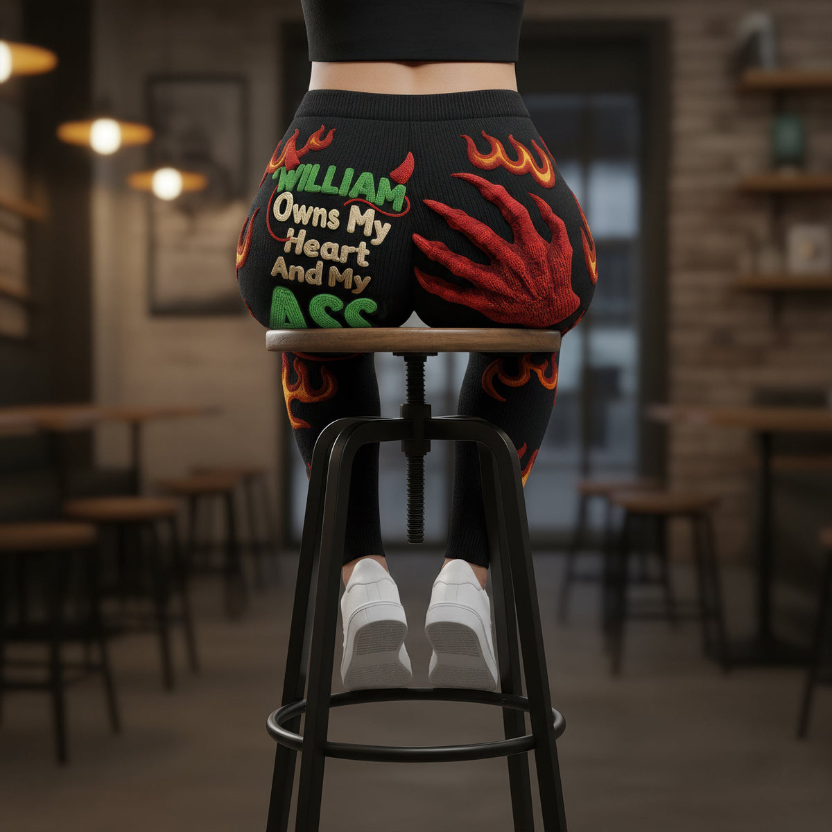 Naughty Couple Leggings - Personalized Gifts For Her 03naqn041225-Homacus