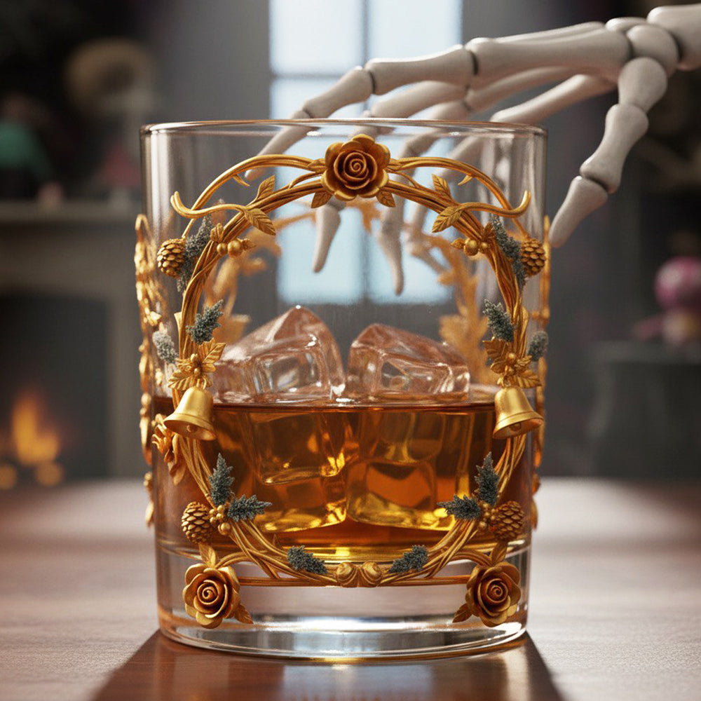 Spooky Gothic Alphabet Glass Mug Personalized Gifts For Fans 05TGDT061025-Homacus