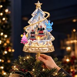 Whimsical Family Tree Topper, Personalized Magical Christmas Gifts 01ohdt070926-Homacus