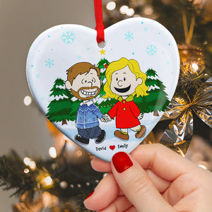 Personalized Gifts For Couple Ceramic Ornament 01ACAC091124-Homacus