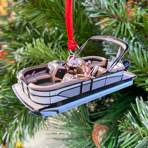 Custom Photo Gifts for Pontoon Boat Lovers Ornament 55acvp140924-Homacus