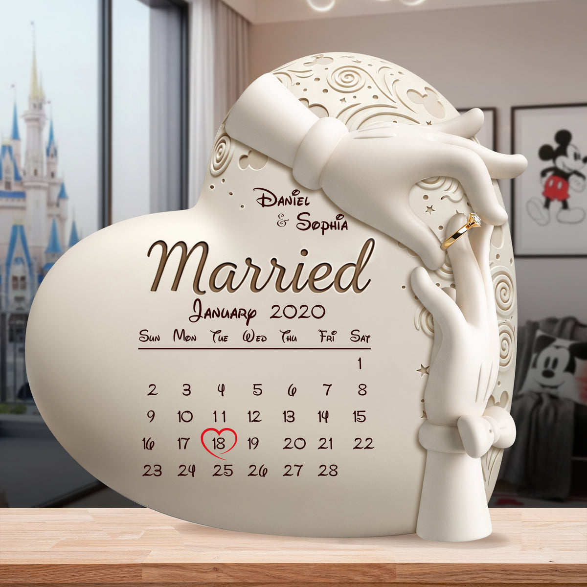 Married Couple Acrylic Plaque - Personalized Anniversary Gifts For Couples 07OHLU190725-Homacus