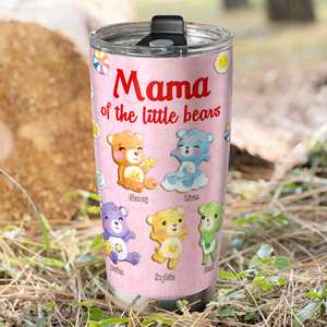 Personalized Christmas Gifts For Mom Tumbler, Mama of the Little Bears 05kapu071024-Homacus