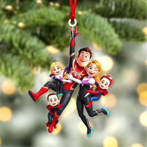 Hold On Joyful Family Acrylic Ornament - Personalized Gifts For Family 06qhqn210726-Homacus