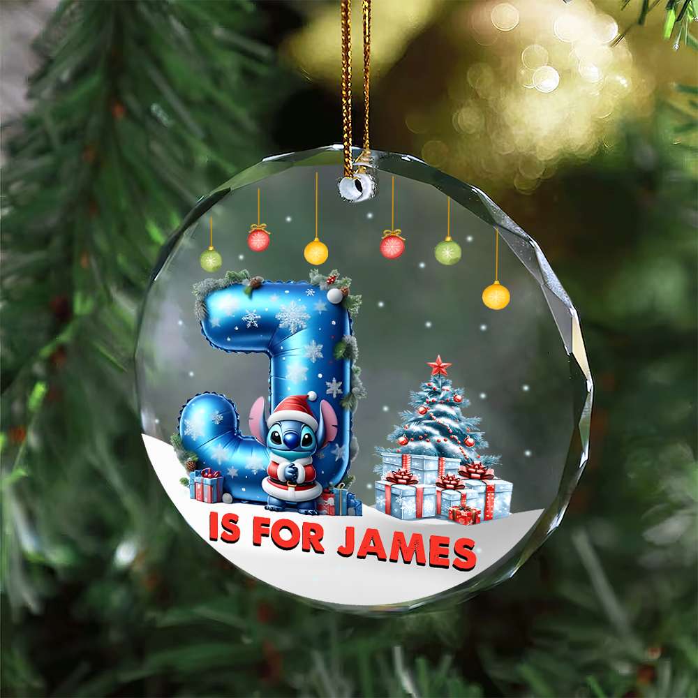Personalized Christmas Gifts For Kids Crystal Ornament 04KAMH210924-Homacus