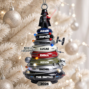 Epic Space Tree Acrylic Ornament - Personalized Gift For Christmas 03TODT220926-Homacus