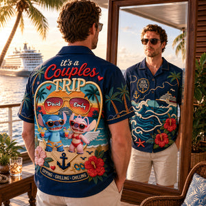 Couple Trip Hawaiian Shirt - Personalized Gifts For Couple 01padh220626-Homacus