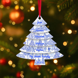 Family Christmas Tree Ornament Personalized Gifts For Family 03NATA230825-Homacus