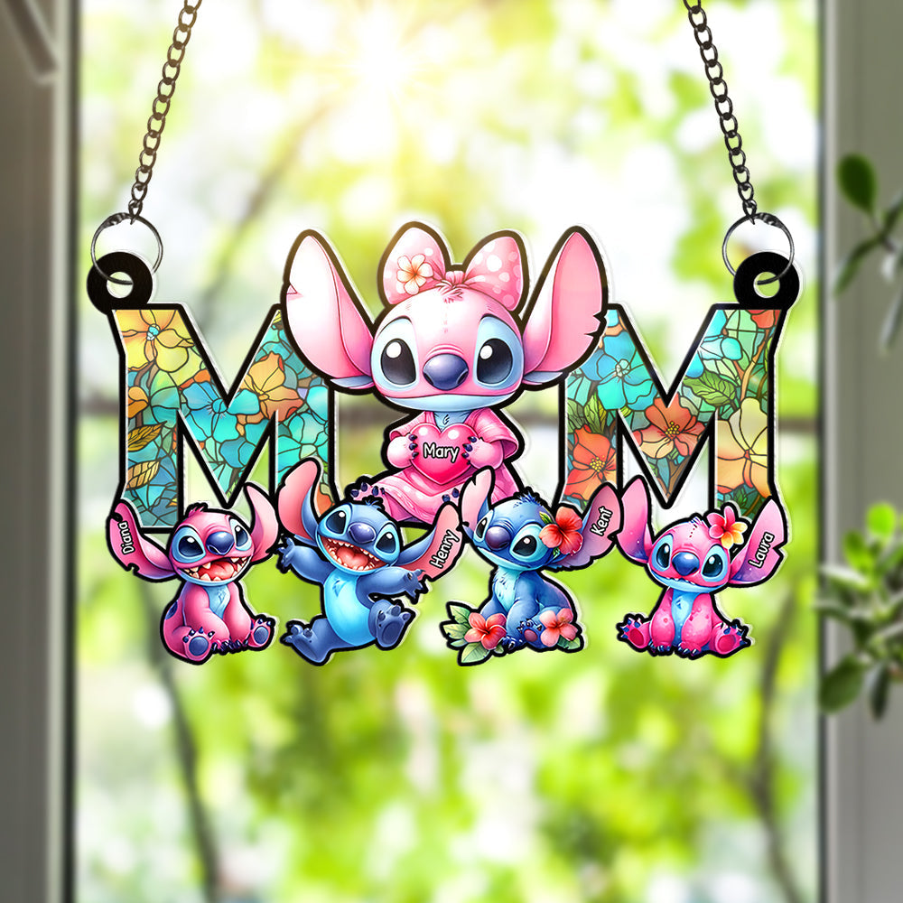 Personalized Gifts For Mom Window Hanging Suncatcher Ornament 02ohqn280225-Homacus