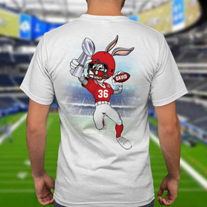 Custom Team Logo Gifts For Football Fan Shirt 03qhqn180123 American Football Bunny-Homacus