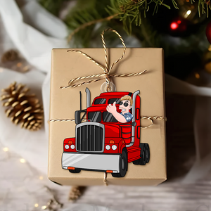 Personalized Gifts For Trucker Christmas Ornament 04acpu111124hg-Homacus