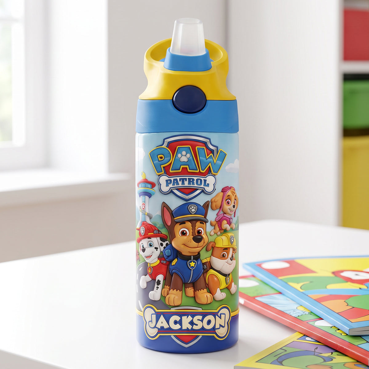 Rescue The World Adventure 12oz Colorful Kid Tumbler - Personalized Gifts For Kids 08tyqn290726