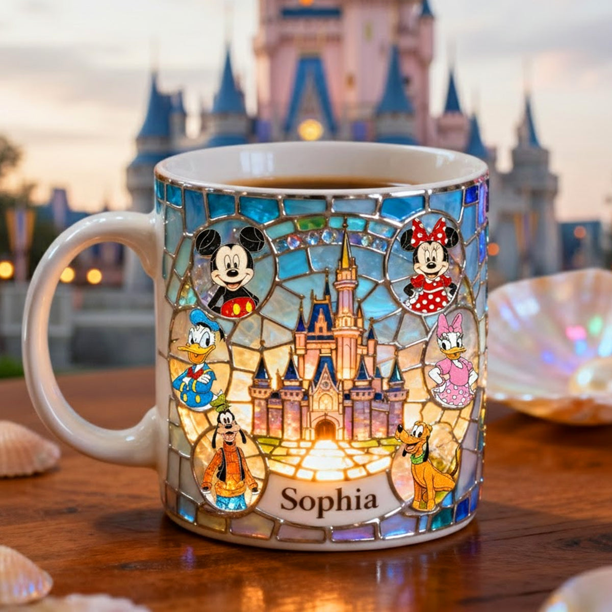Personalized Enchanted Castle Coffee Mug 01HYTN070126-Homacus