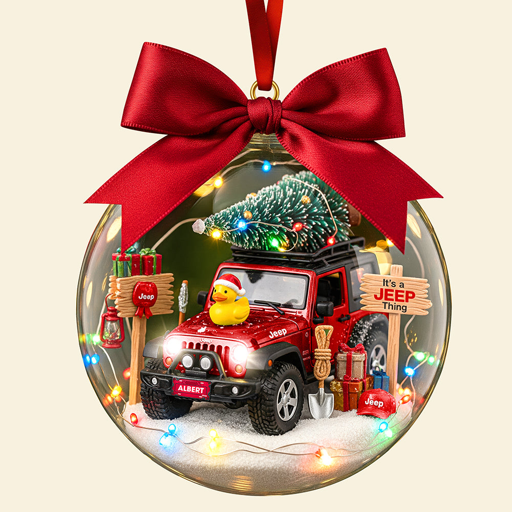 Personalized Gifts For Car Lovers Christmas Ornament 03hyqn011025-Homacus
