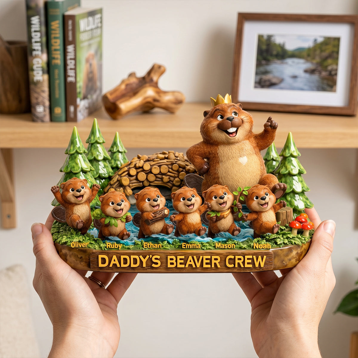 Dad And His Little Adventures Crew Acrylic Plaque - Personalized Gifts For Dads 02totn010526-Homacus