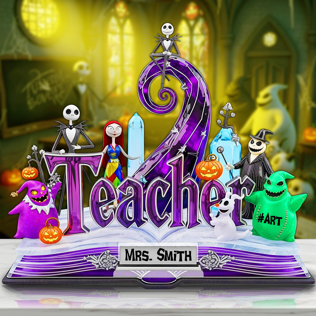 Horror Teacher Plaque - Personalized Gifts For Teacher 04tglu170625-Homacus