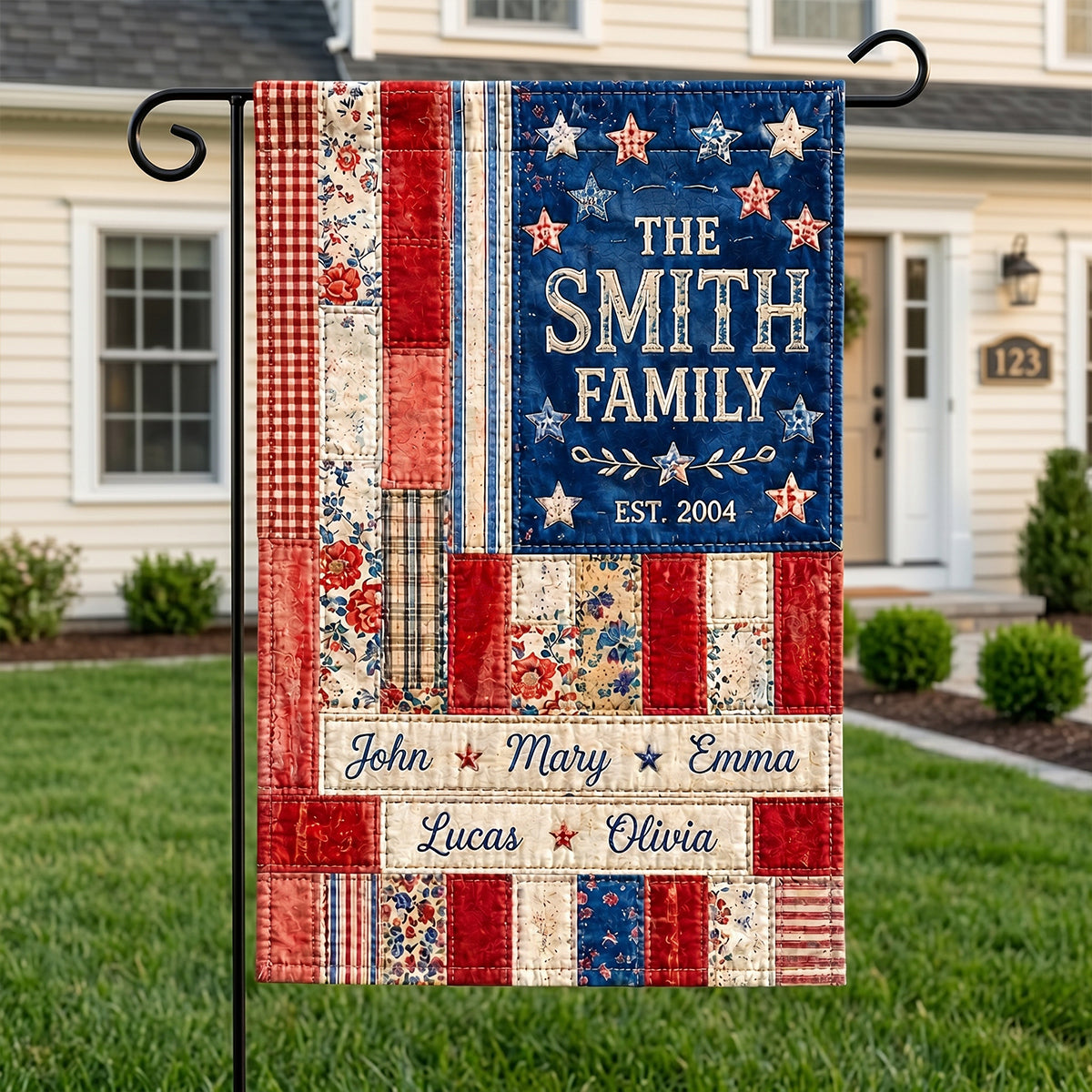 Proud Family Garden Flag - Personalized 250th Anniversary Gifts For Family 03NATN010626-Homacus
