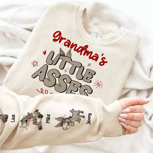 Personalized Gift For Grandma Shirt, Funny Donkey Family Shirt 05QHHN250923-Homacus