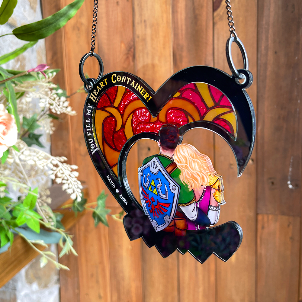 Personalized Gifts For Couple Suncatcher Ornament 02hupu180524hh-Homacus