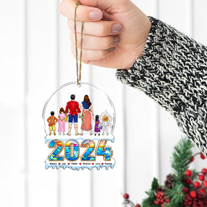 Personalized Gifts For Family Acrylic Ornament 01achu280924pa-Homacus