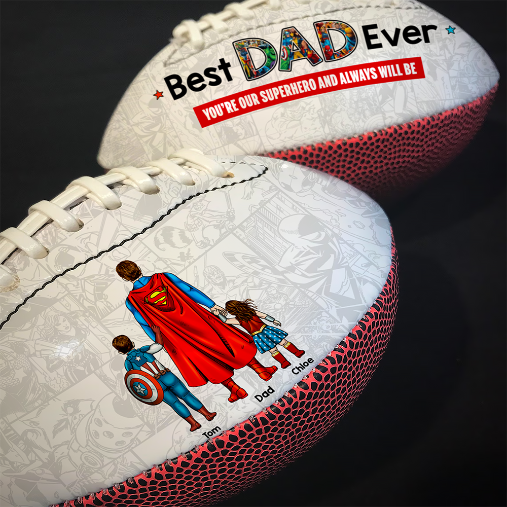 Personalized Gift For Dad American Football Father's Day Super Dad 02ACHU030425PA-Homacus