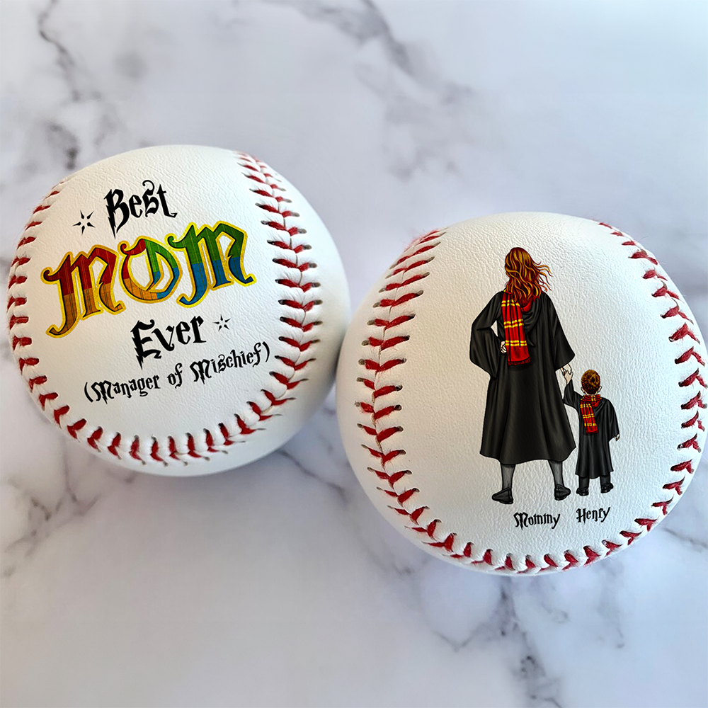 Personalized Gift For Mom Baseball Mother's Day Wizard Mom-Homacus