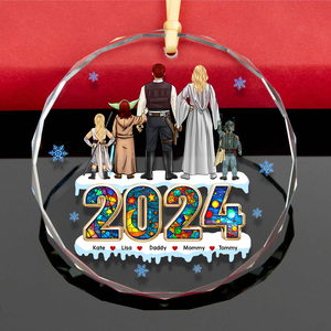 Galaxy Family Ornament - Personalized Gifts For Family-Homacus