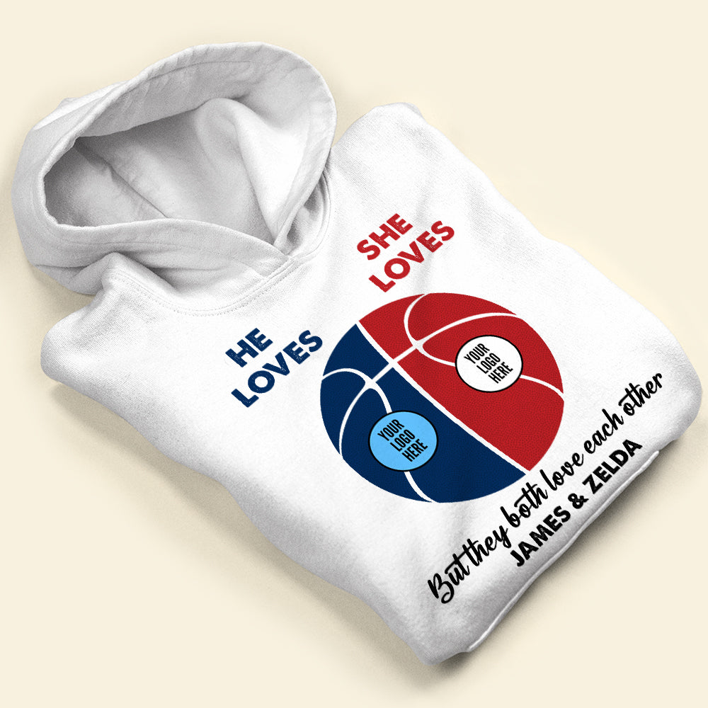 Personalized Gifts For Basketball Couple Shirt He Loves She Loves 07HULH310123-Homacus