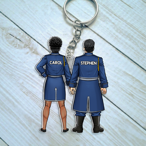 Personalized Gifts For Couple Keychain 04QHHU130125HH-Homacus