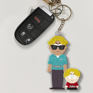 Dad Keychain - Personalized Gifts For Dad 03QHHU160525HG-Homacus
