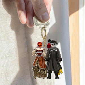 Personalized Gifts For Pirate Couple Keychain 13qhhu110125pa-Homacus