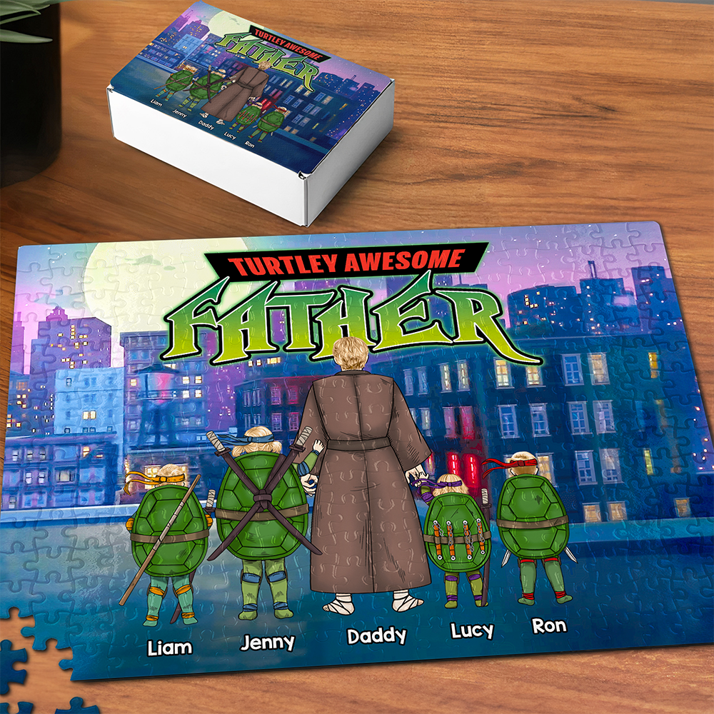 Personalized Gifts For Dad Jigsaw Puzzle Awesome Father 07ACHU200325HA-Homacus